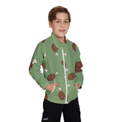 Turkey Leg Pattern - Thanksgiving Kids  Windbreaker