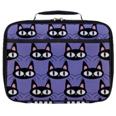 Cute Black Cat Pattern Full Print Lunch Bag by Valentinaart