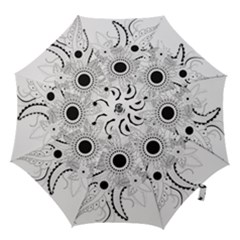 Floral Design Hook Handle Umbrellas (large)