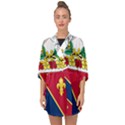 Coat of Arms of United States Army 133rd Field Artillery Regiment Half Sleeve Chiffon Kimono View1