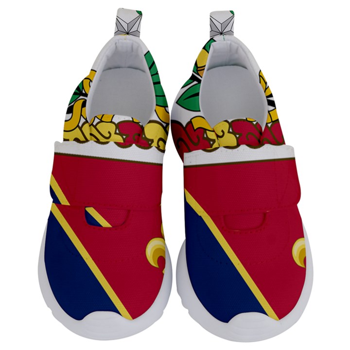 Coat of Arms of United States Army 133rd Field Artillery Regiment Kids  Velcro No Lace Shoes