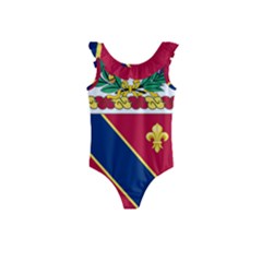 Coat Of Arms Of United States Army 133rd Field Artillery Regiment Kids  Frill Swimsuit by abbeyz71