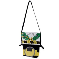 Coat Of Arms Of United States Army 136th Military Police Battalion Folding Shoulder Bag by abbeyz71
