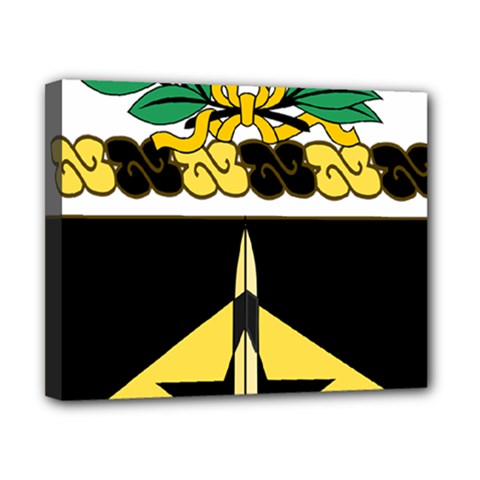 Coat Of Arms Of United States Army 49th Finance Battalion Canvas 10  X 8  (stretched) by abbeyz71