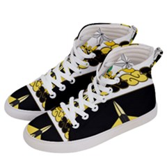 Coat Of Arms Of United States Army 49th Finance Battalion Women s Hi-top Skate Sneakers by abbeyz71