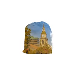 San Francisco De Alameda Church, Santiago De Chile Drawstring Pouch (xs) by dflcprintsclothing