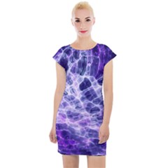 Abstract Space Cap Sleeve Bodycon Dress by HermanTelo