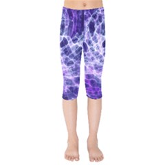 Abstract Space Kids  Capri Leggings 