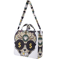 Big Money Head Square Shoulder Tote Bag by merchvalley