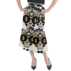 Big Money Head Midi Mermaid Skirt