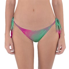 Effet Galaxy Rose/vert Reversible Bikini Bottom by kcreatif