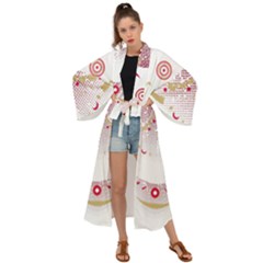 Red Skull King Maxi Kimono by merchvalley