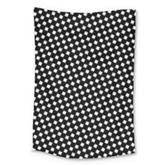 Formes Carreaux Blanc/noir Large Tapestry