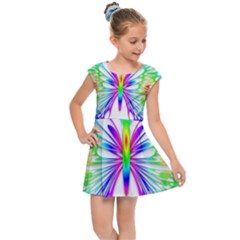 Butterfly Girl Kids  Cap Sleeve Dress by bloomgirldresses