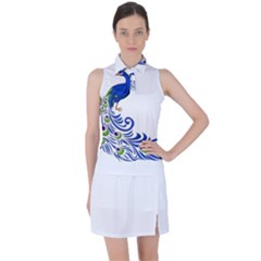 Peacock Girl Women’s Sleeveless Polo by bloomgirldresses