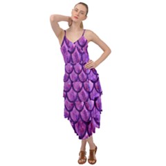Mermaid Purple Layered Bottom Dress by bloomgirldresses