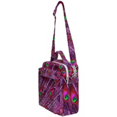 Peacock Feathers Color Plumage Crossbody Day Bag