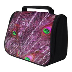 Peacock Feathers Color Plumage Full Print Travel Pouch (small) by Sapixe