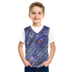 Peacock Feathers Color Plumage Blue Kids  Sportswear by Sapixe