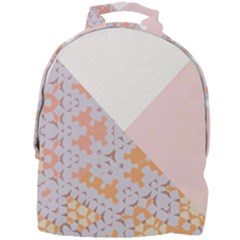 Abstrait Triangles Rose Mini Full Print Backpack