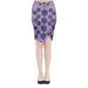 A Gift With Flowers Stars And Bubble Wrap Midi Wrap Pencil Skirt View1