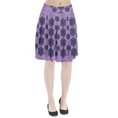 A Gift With Flowers Stars And Bubble Wrap Pleated Skirt by pepitasart