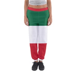 Flag Patriote Quebec Patriot Red Green White Modern French Canadian Separatism Black Background Women s Jogger Sweatpants by Quebec