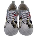 Funny Penguin In A Winter Landscape Mens Athletic Shoes View1