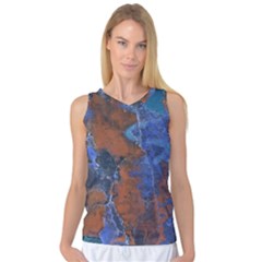 Grunge Colorful Abstract Texture Print Women s Basketball Tank Top