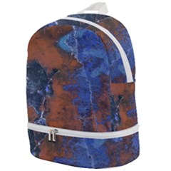 Grunge Colorful Abstract Texture Print Zip Bottom Backpack