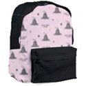 Gadsden Flag Don t tread on me Light Pink and Black Pattern with american stars Giant Full Print Backpack View3