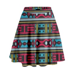 Shapes Rows                                                   High Waist Skirt by LalyLauraFLM