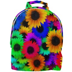 Colorful Sunflowers                                                   Mini Full Print Backpack by LalyLauraFLM