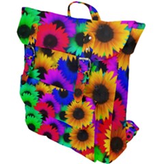 Colorful Sunflowers                                                   Buckle Up Backpack by LalyLauraFLM