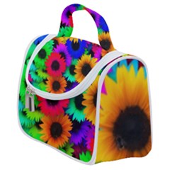 Colorful Sunflowers                                                Satchel Handbag by LalyLauraFLM