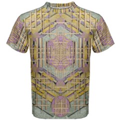 Temple Of Wood With A Touch Of Japan Men s Cotton Tee by pepitasart