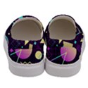 Retrowave Aesthetic vaporwave retro memphis pattern 80s design 3D geometric shapes Men s Canvas Slip Ons View4