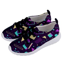 Retrowave Aesthetic Vaporwave Retro Memphis Pattern 80s Design 3d Geometric Shapes Women s Lightweight Sports Shoes by genx