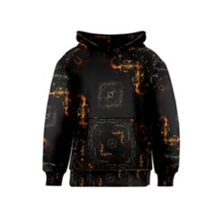 Abstract Animated Ornament Background Fractal Art Kids  Pullover Hoodie