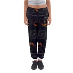 Abstract Animated Ornament Background Fractal Art Women s Jogger Sweatpants