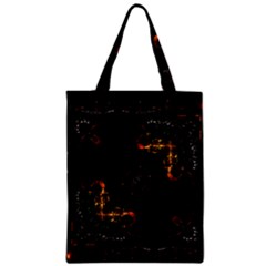 Abstract Animated Ornament Background Fractal Art Zipper Classic Tote Bag