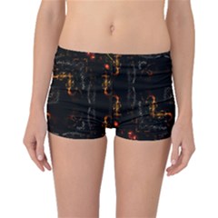 Abstract Animated Ornament Background Fractal Art Boyleg Bikini Bottoms