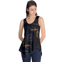 Abstract Animated Ornament Background Fractal Art Sleeveless Tunic