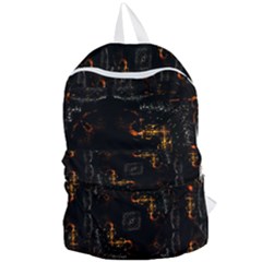 Abstract Animated Ornament Background Fractal Art Foldable Lightweight Backpack