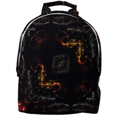 Abstract Animated Ornament Background Fractal Art Mini Full Print Backpack