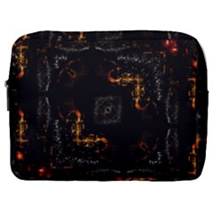 Abstract Animated Ornament Background Fractal Art Make Up Pouch (Large)