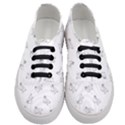 Messy Life Phrase Motif Typographic Pattern Women s Classic Low Top Sneakers View1