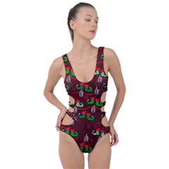 Elves Jingle Side Cut Out Swimsuit by bloomingvinedesign