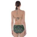 Bamboo Wood And Flowers In The Green Cut-Out One Piece Swimsuit View2