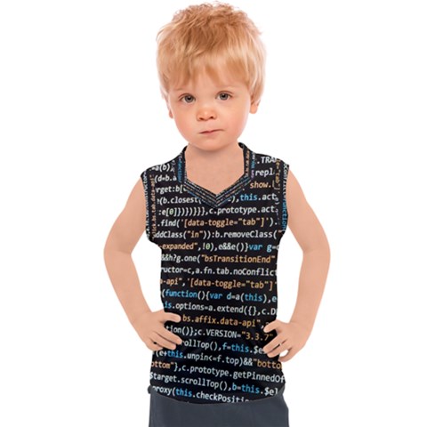 Close Up Code Coding Computer Kids  Mesh Tank Top by Amaryn4rt